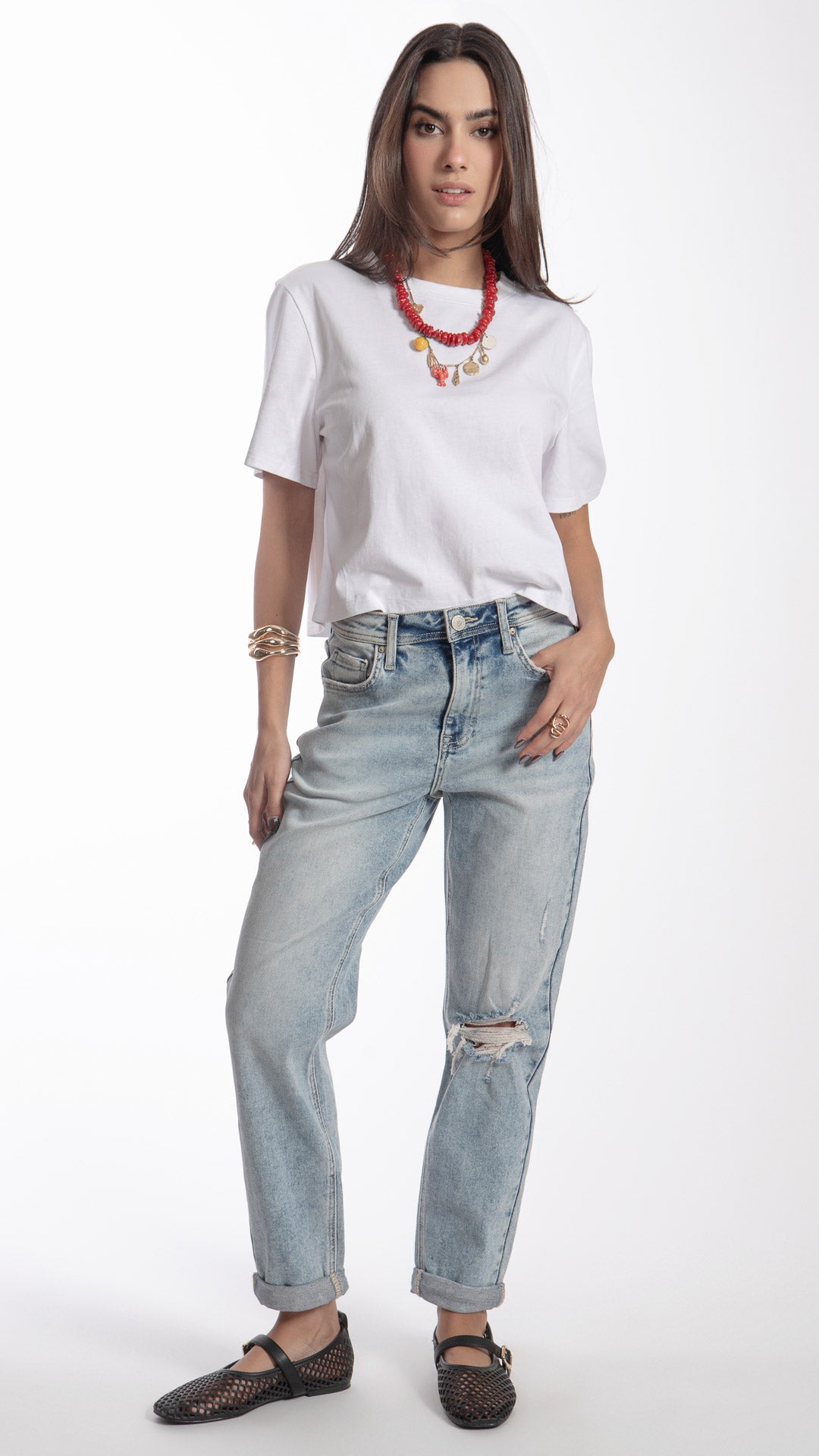 Pantalón Mom Mujer Balam BL7321