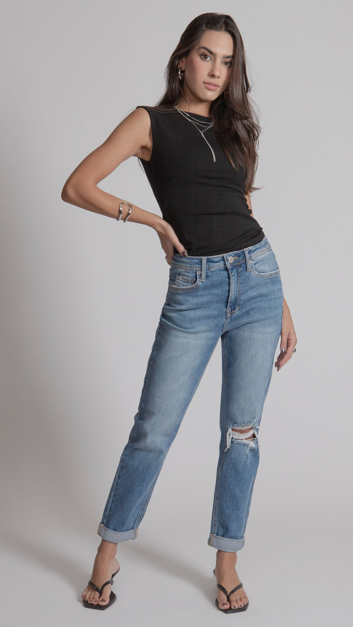 Pantalón Mom Mujer Balam BL7322