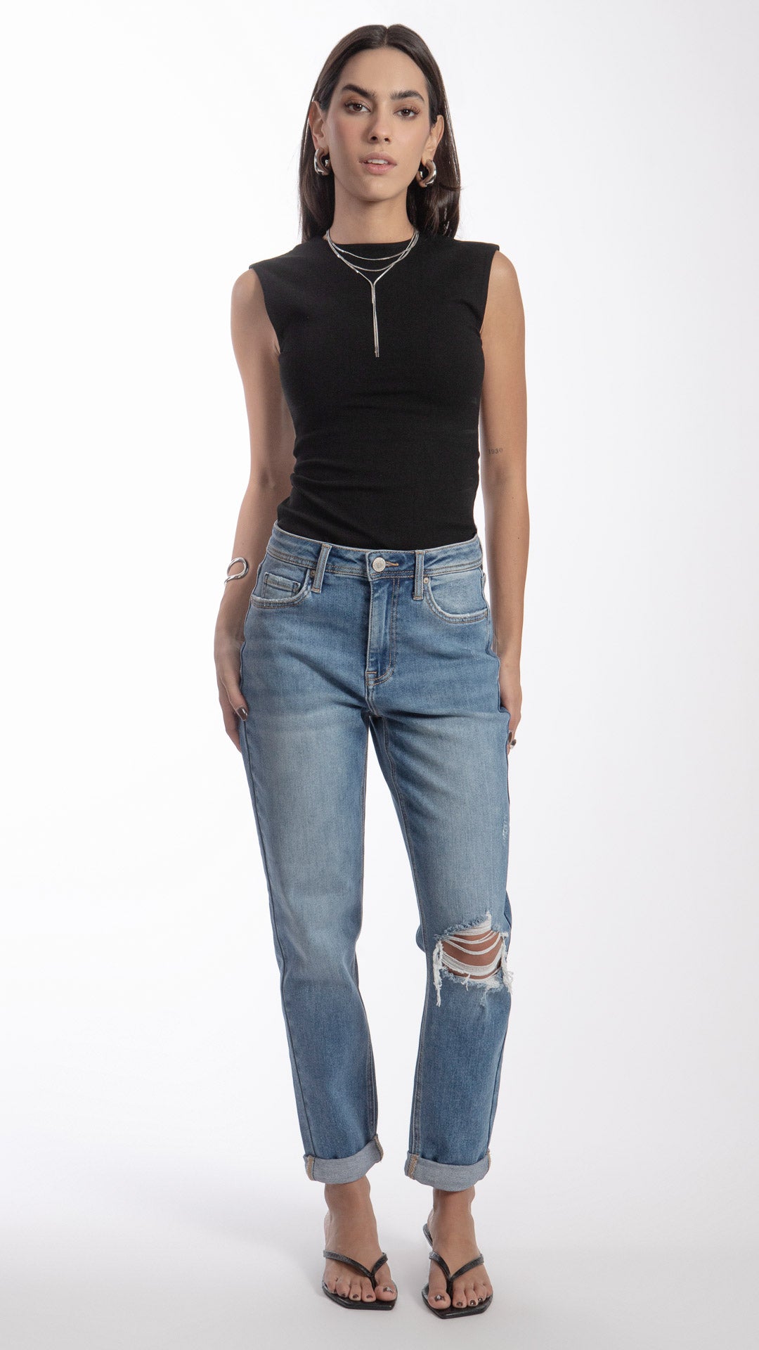 Pantalón Mom Mujer Balam BL7322