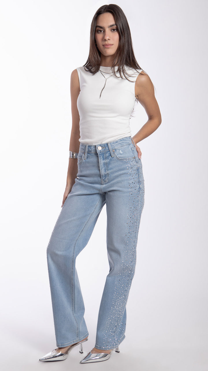 Pantalón Wide Leg Mujer Balam BL7413