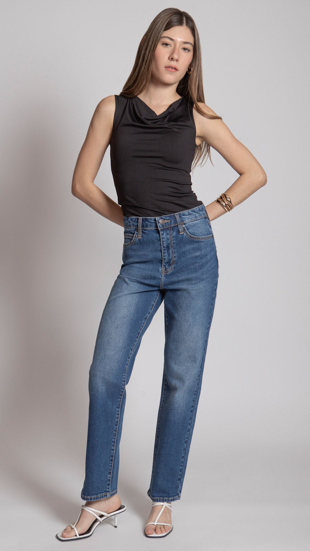 Pantalón Straight Mujer Balam BL7416