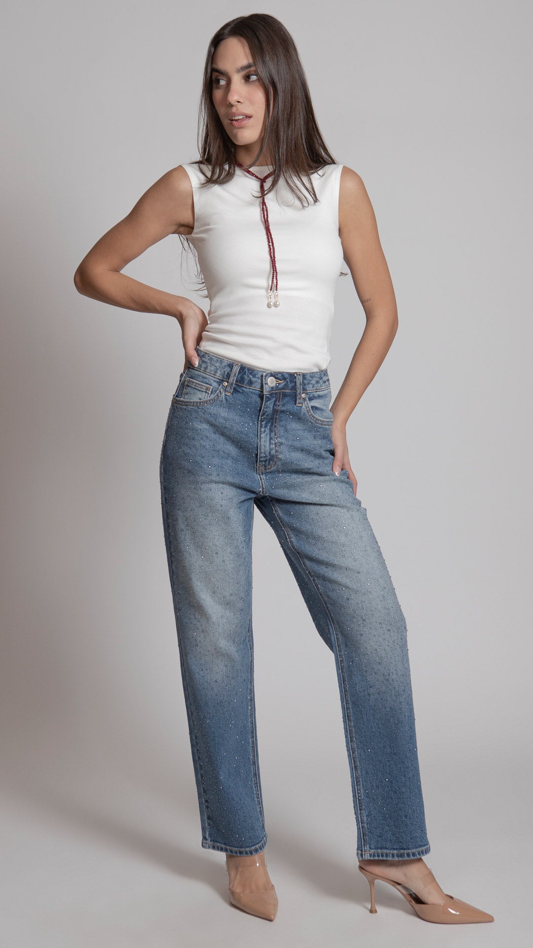 Pantalón Straight Mujer Balam BL7420