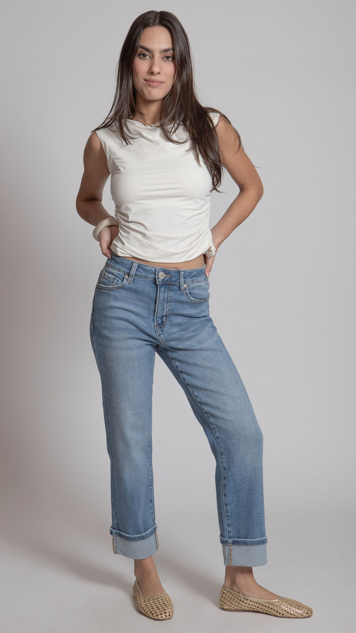 Pantalón Boyfriend Mujer Balam BL7423