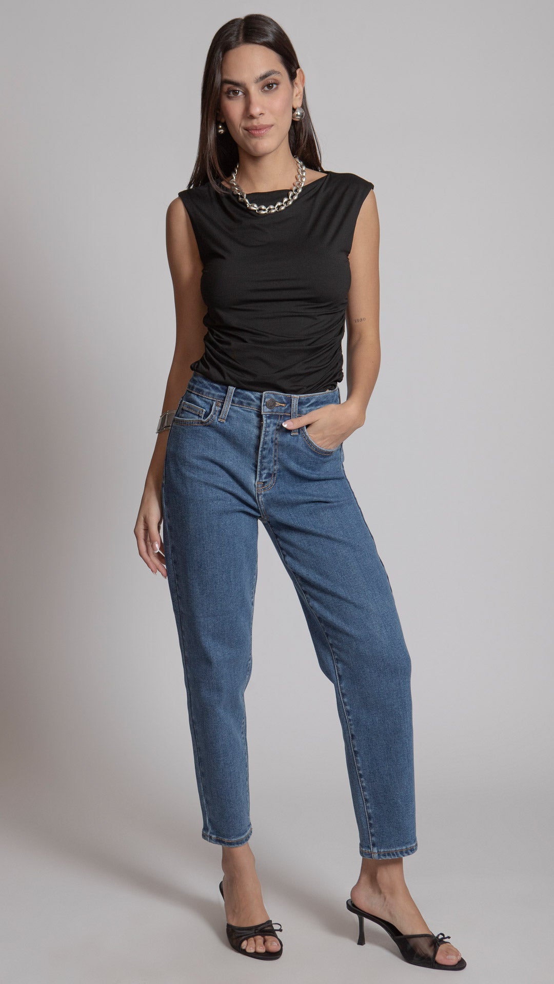 Pantalón Mom Mujer Balam BL7424