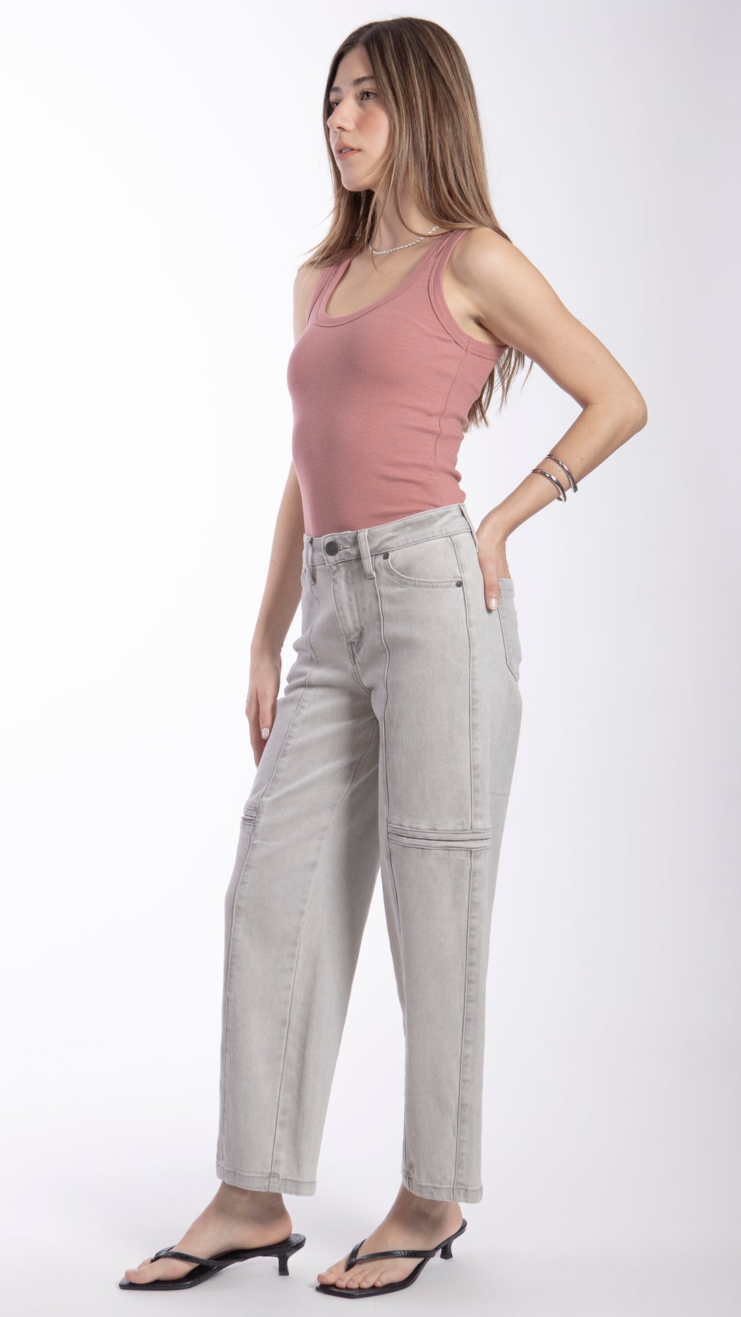 Pantalón Barrel Mujer Balam BL7426
