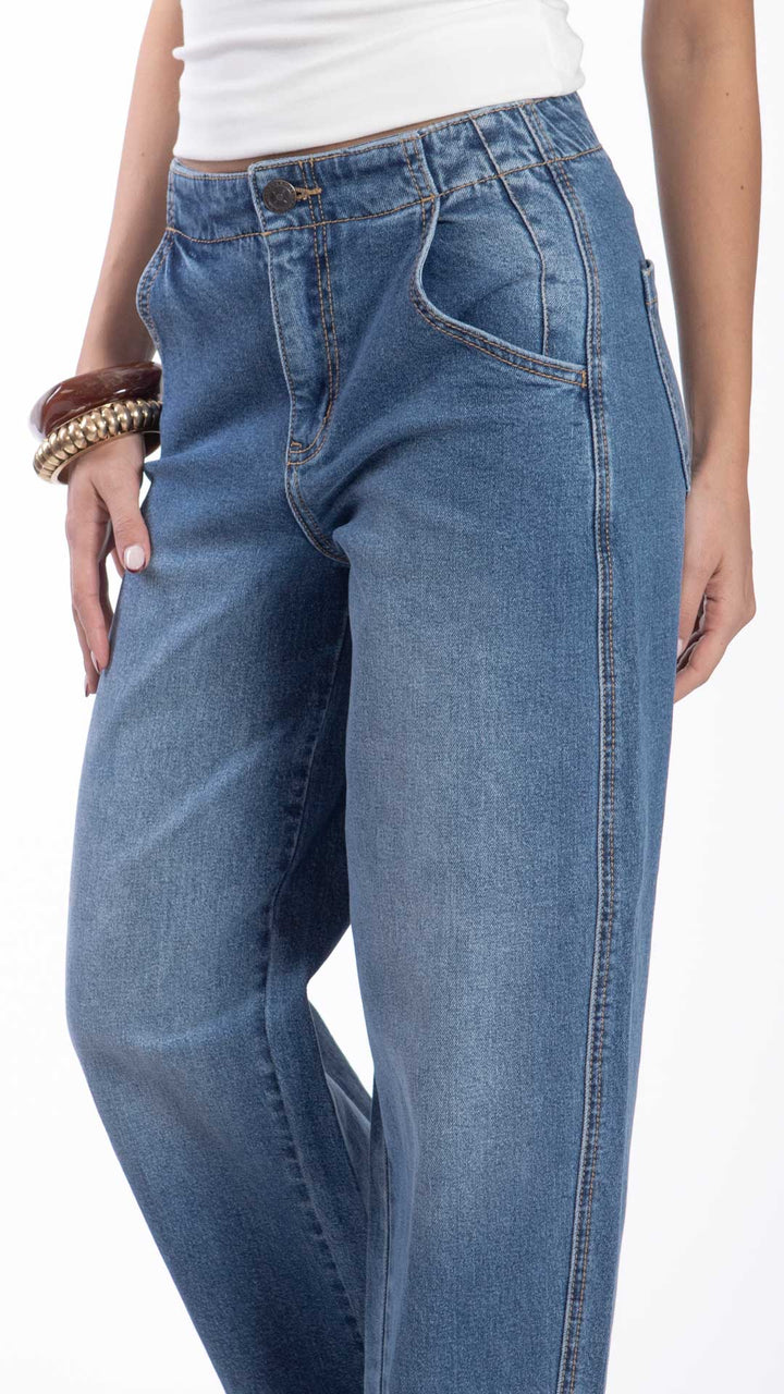 Pantalón Barrel Mujer Balam BL7428