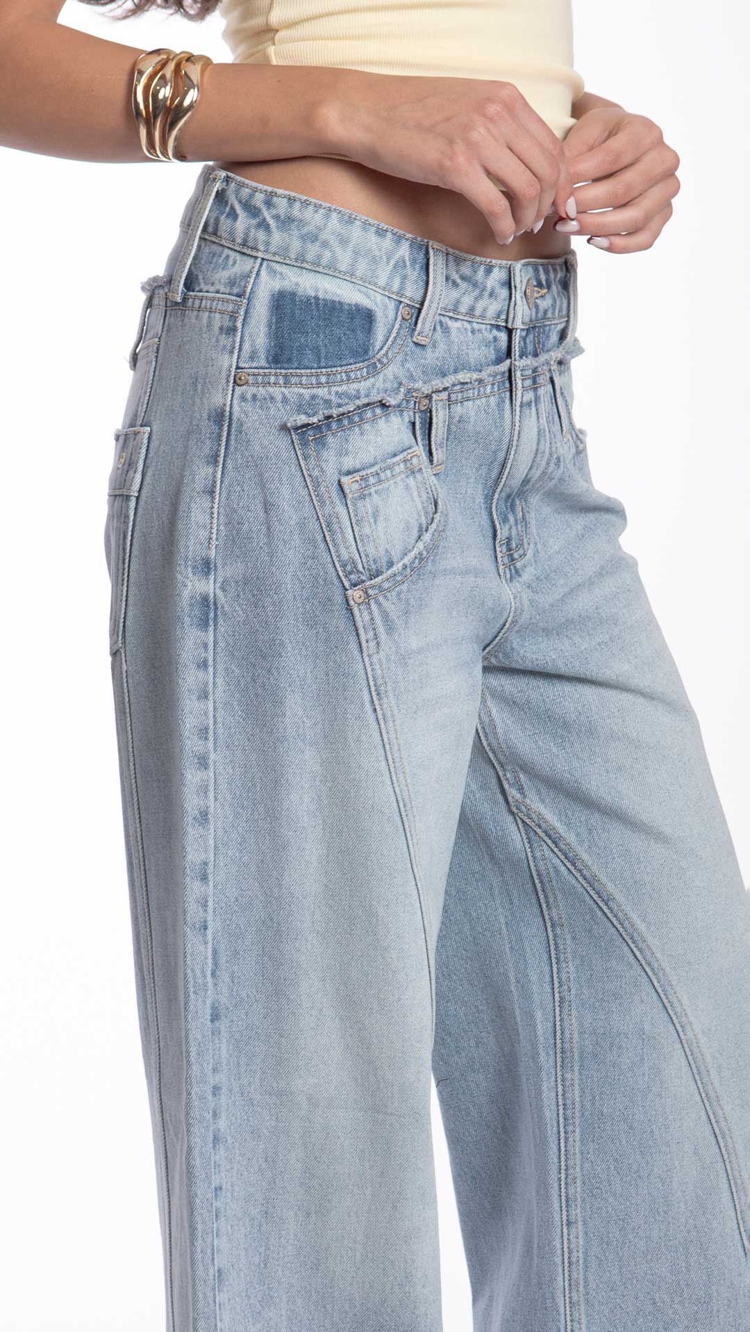 Pantalón Vintage Loose Mujer Balam BL7436