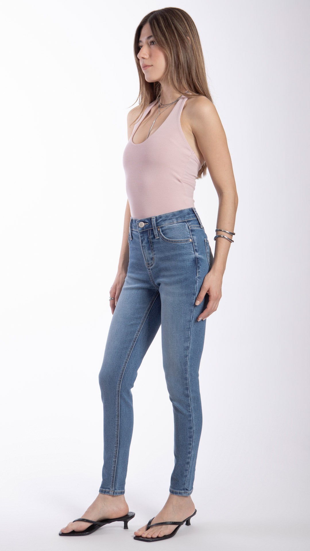Pantalón High Rise Skinny Mujer Balam BL7446