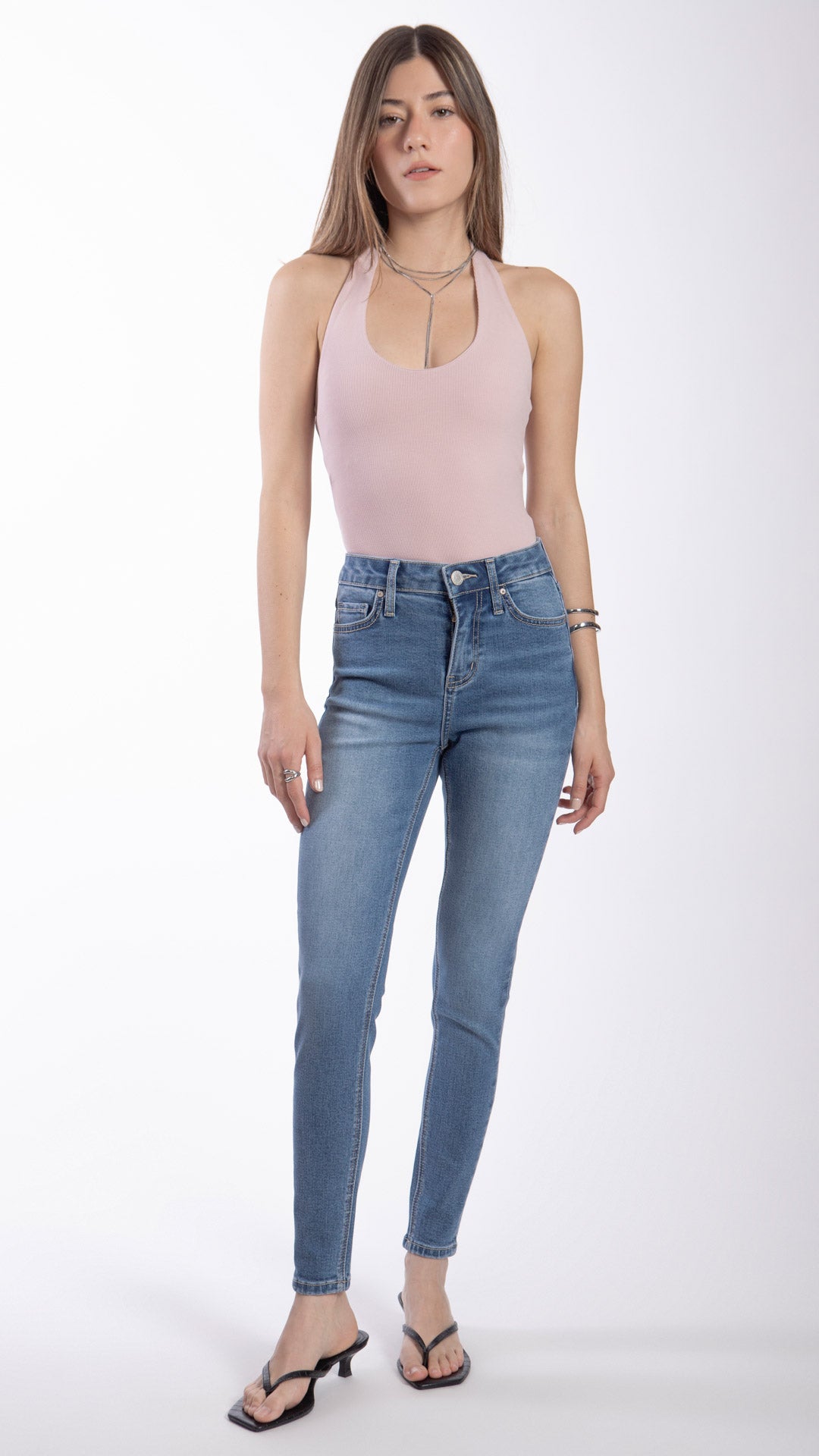 Pantalón High Rise Skinny Mujer Balam BL7446