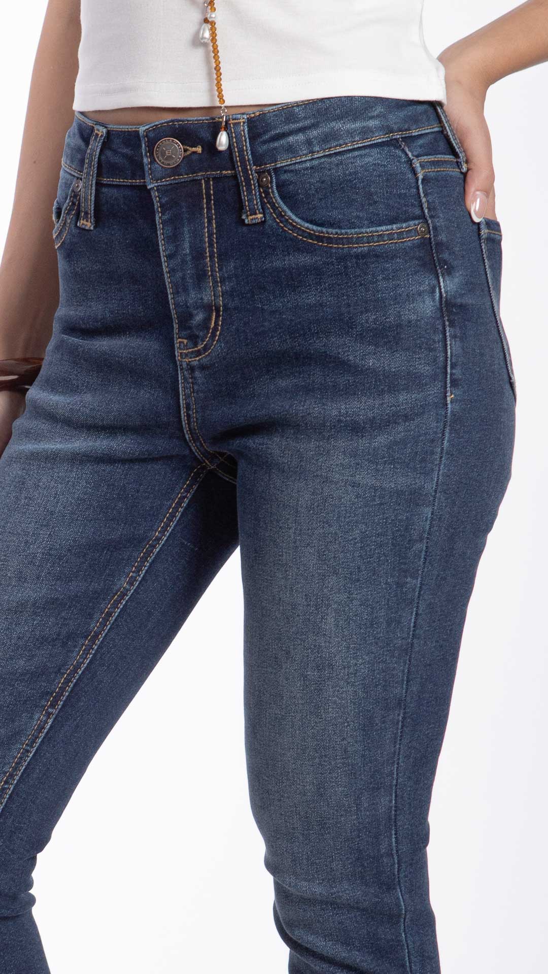Pantalón High Rise Skinny Mujer Balam BL7446