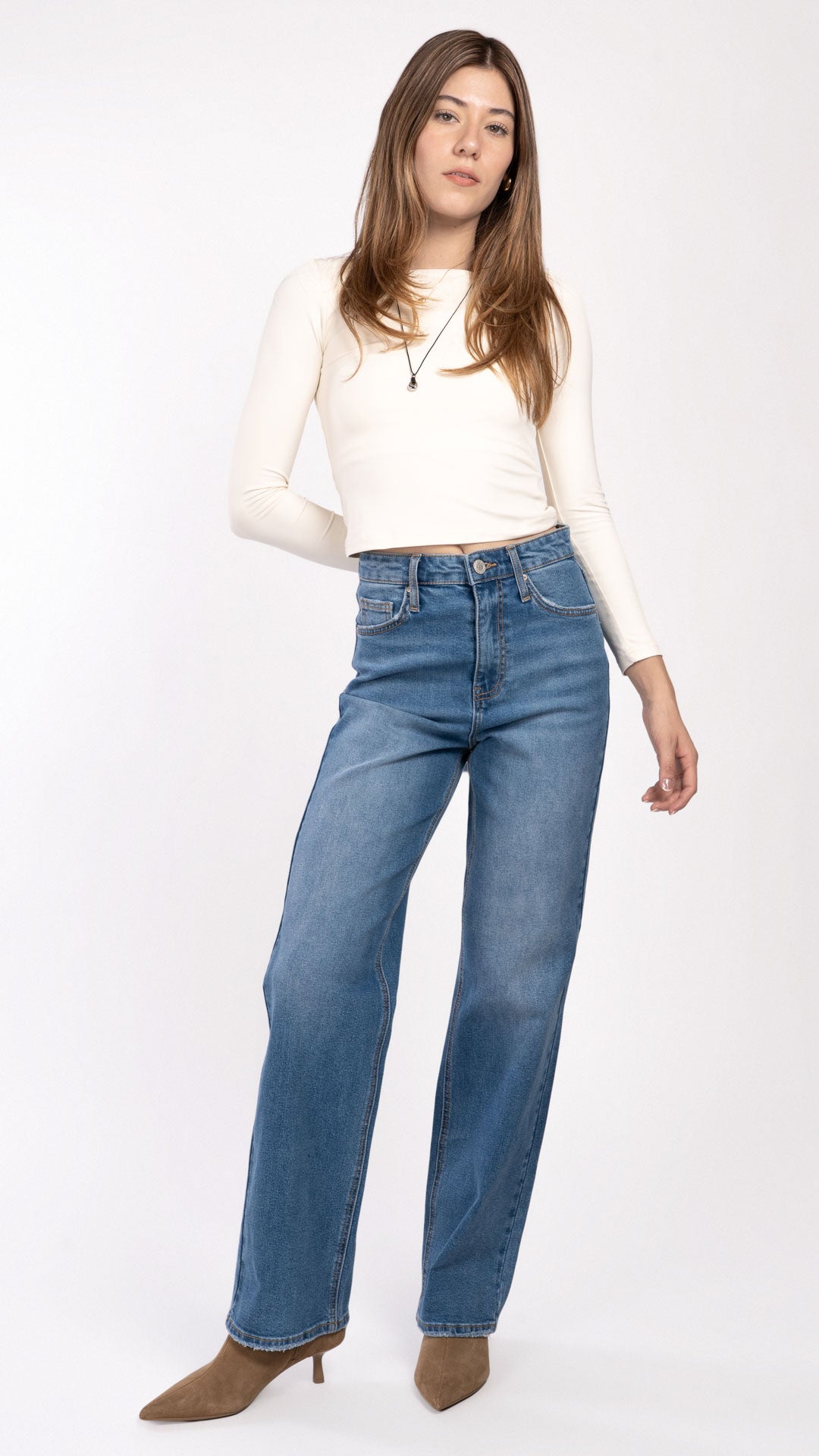 Pantalón Wide Leg Mujer Balam BL7454