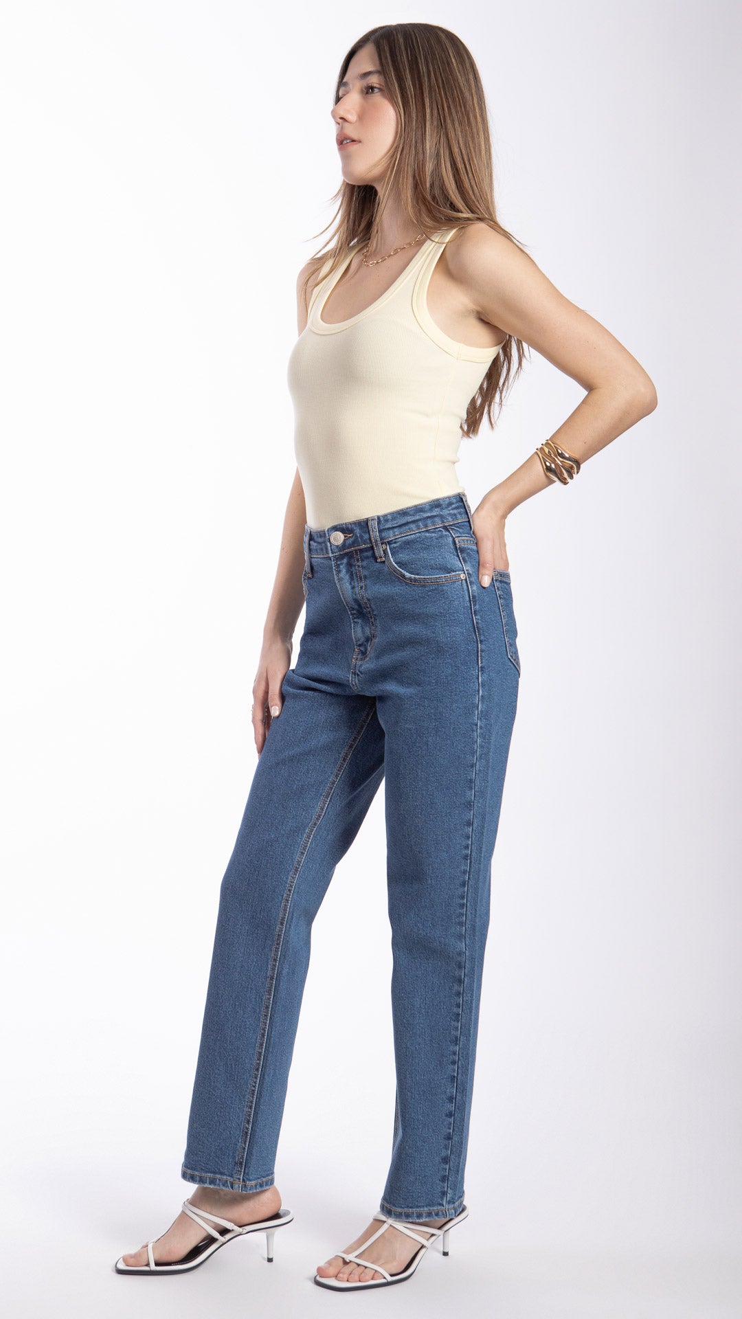 Pantalón Straight Mujer Balam BL7463