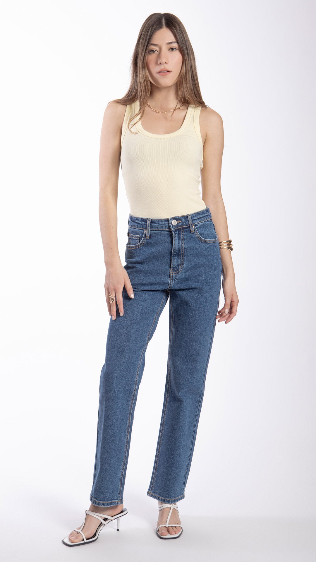 Pantalón Straight Mujer Balam BL7463