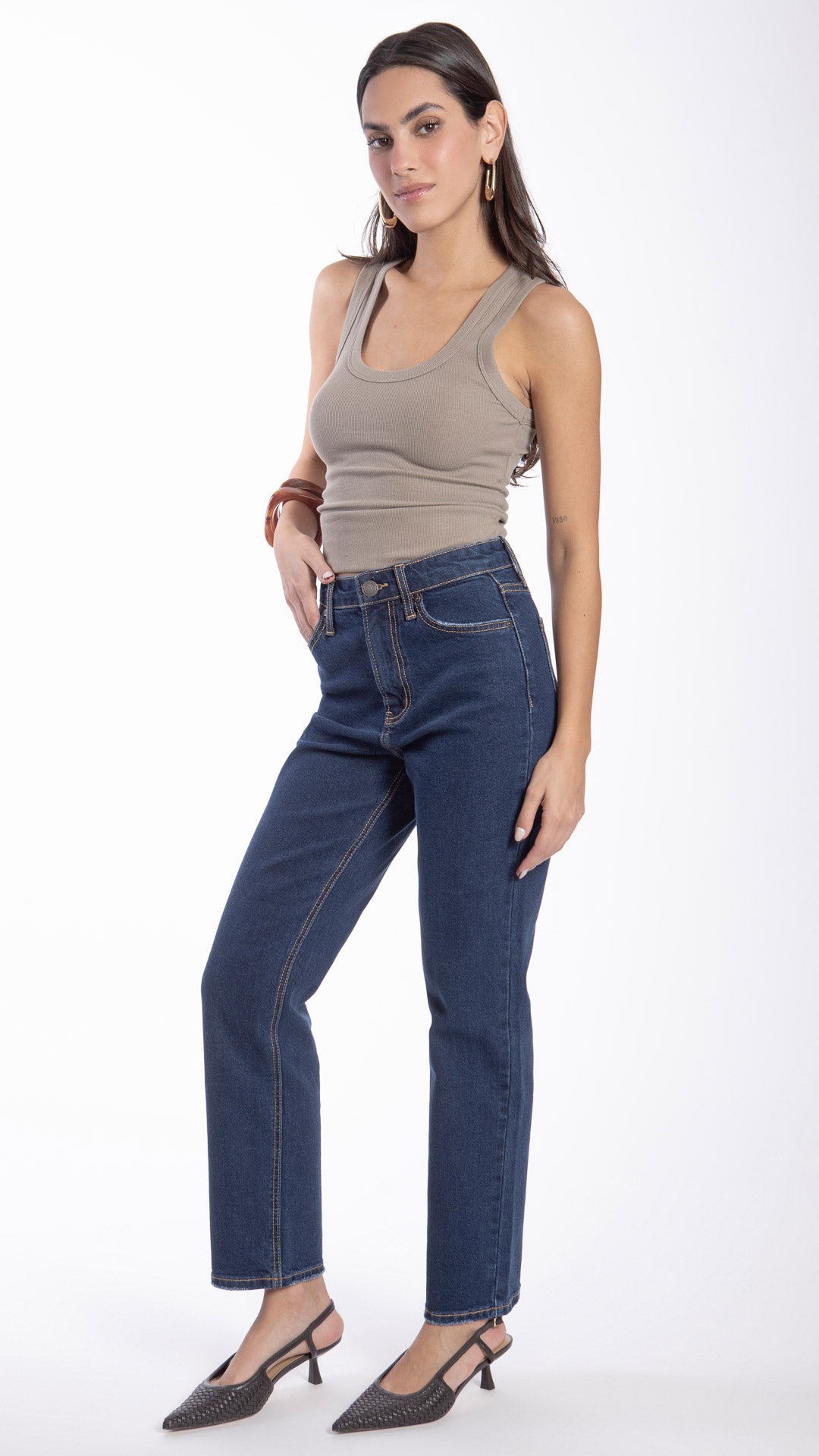 Pantalón Straight Mujer Balam BL7463