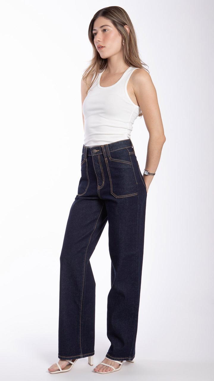Pantalón Wide Leg Mujer Balam BL7471