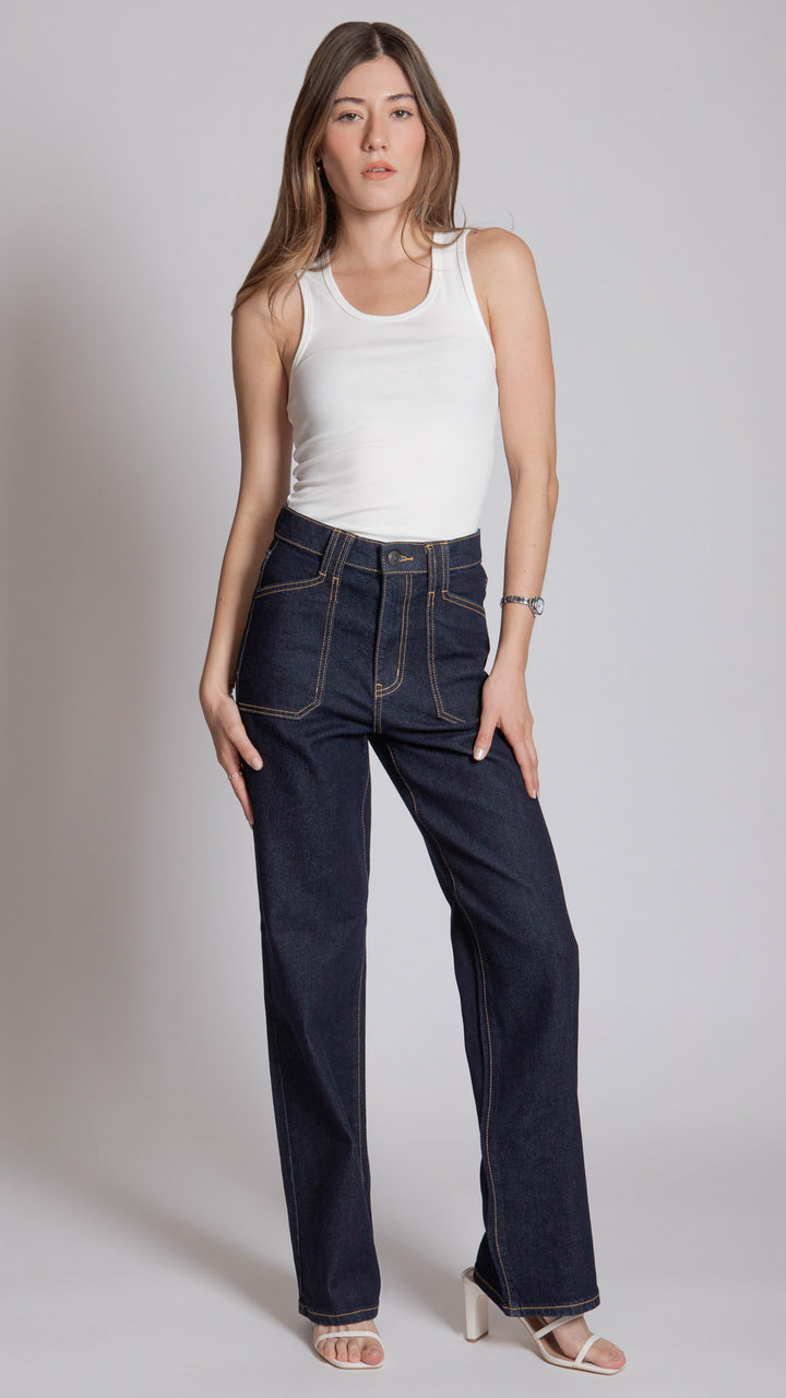 Pantalón Wide Leg Mujer Balam BL7471