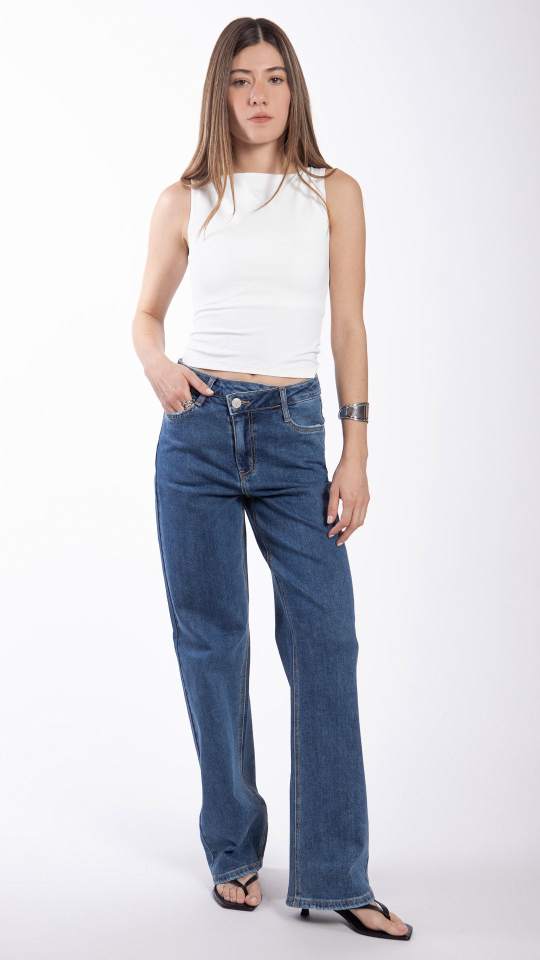 Pantalón Wide Leg Mujer Balam BL7475