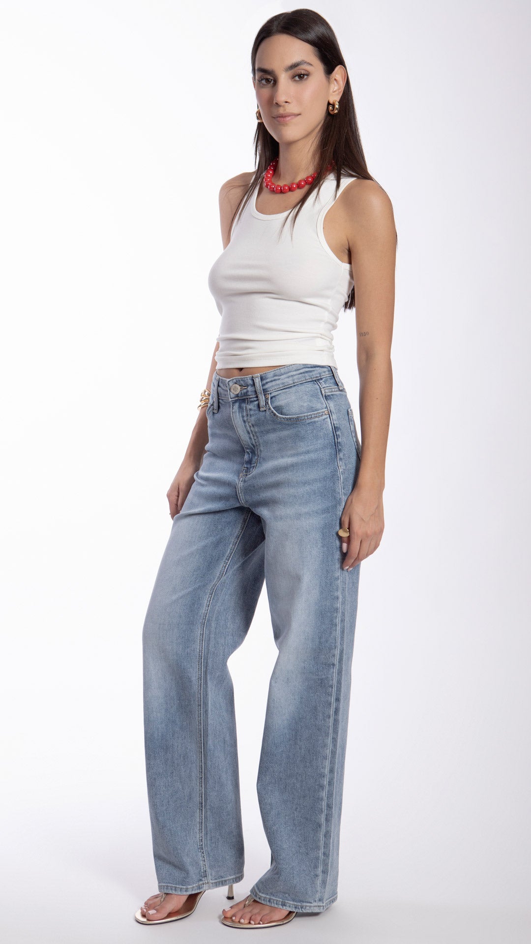 Pantalón Wide Leg Mujer Balam BL7476