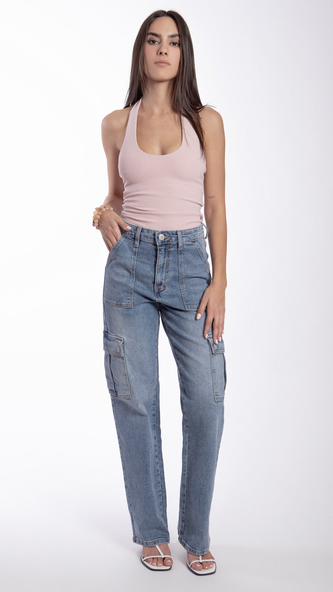 Pantalón Wide Leg Mujer Balam BL7478