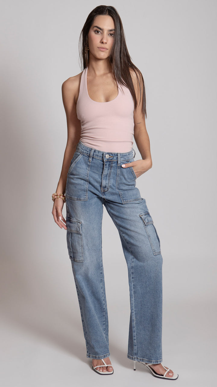 Pantalón Wide Leg Mujer Balam BL7478