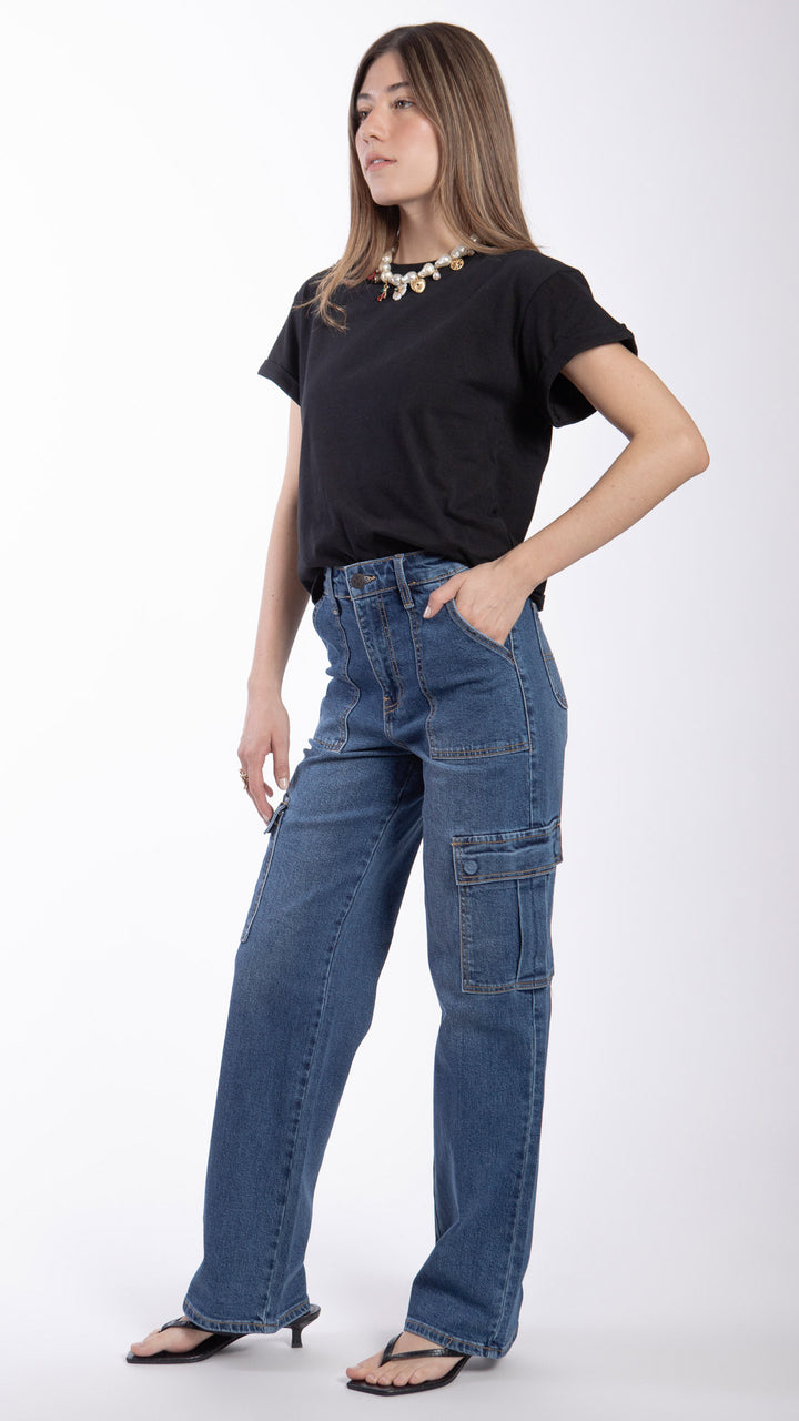 Pantalón Wide Leg Mujer Balam BL7478