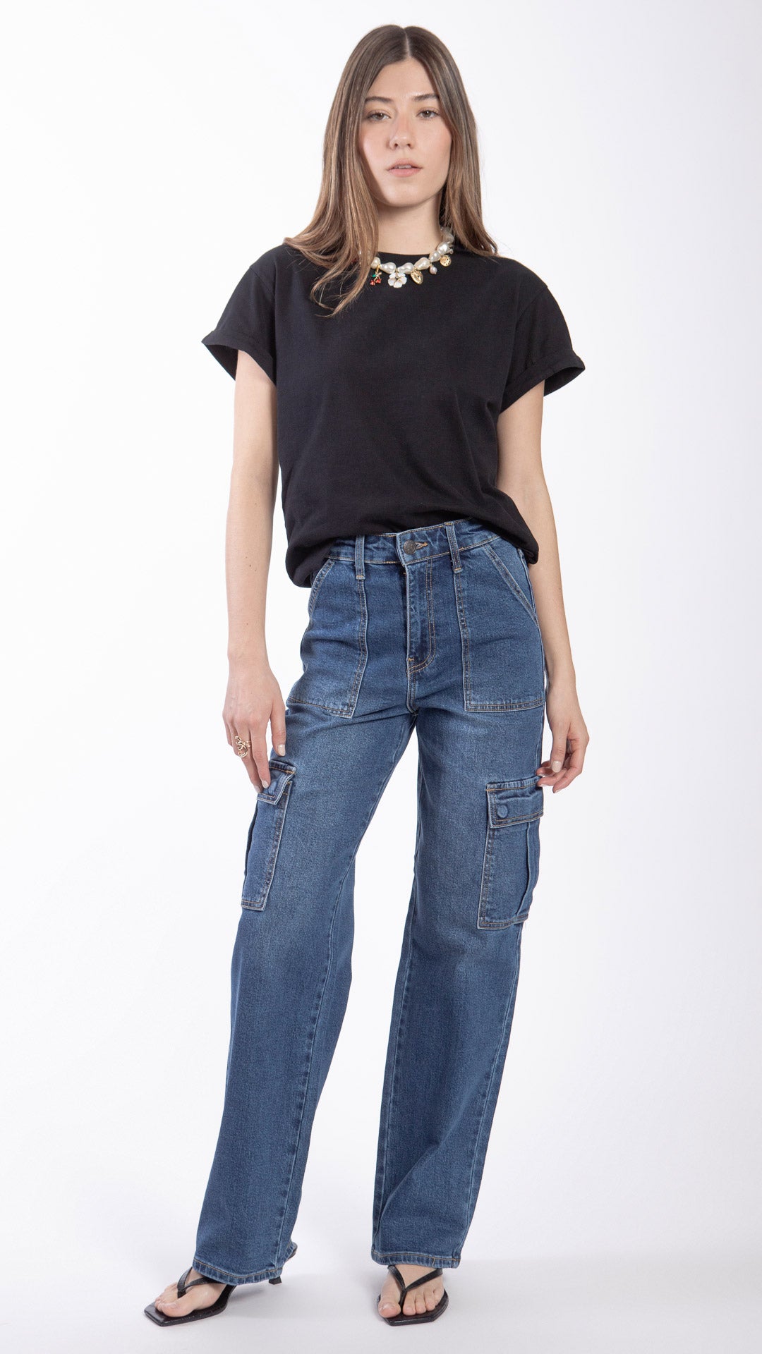 Pantalón Wide Leg Mujer Balam BL7478