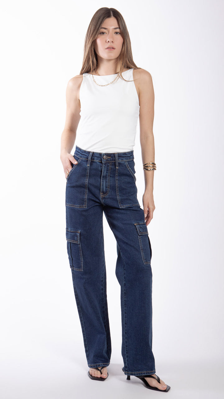 Pantalón Wide Leg Mujer Balam BL7478