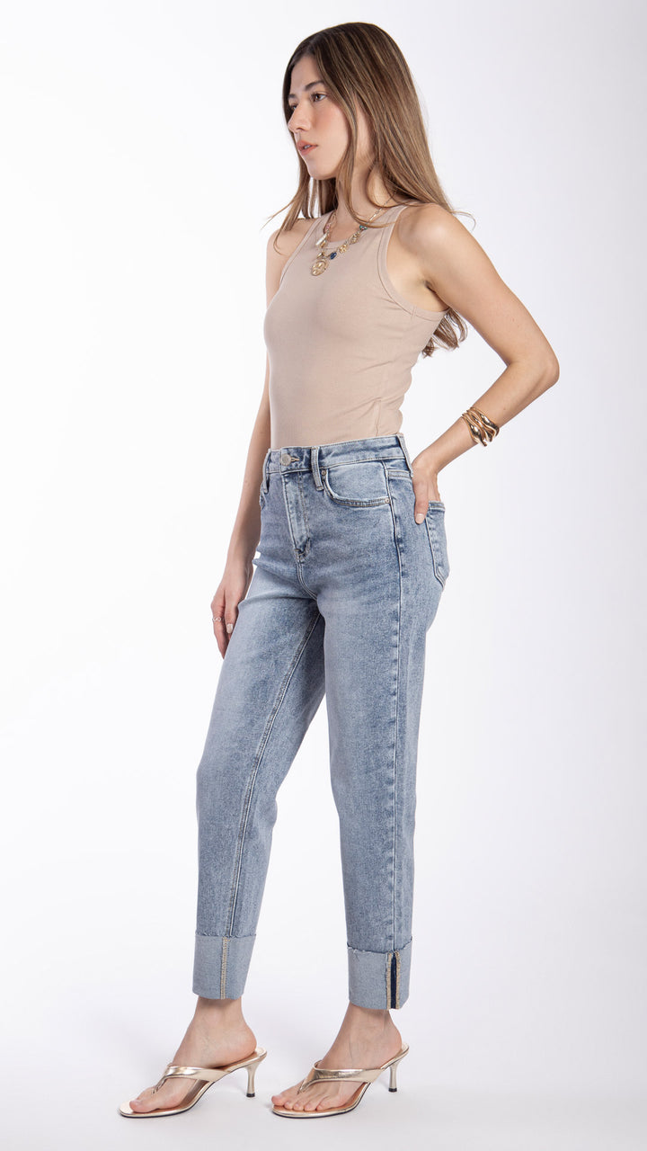 Pantalón Mom Mujer Balam BL7485