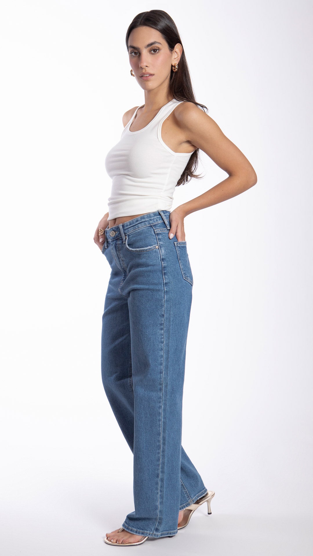 Pantalón Wide Leg Mujer Balam BL7490