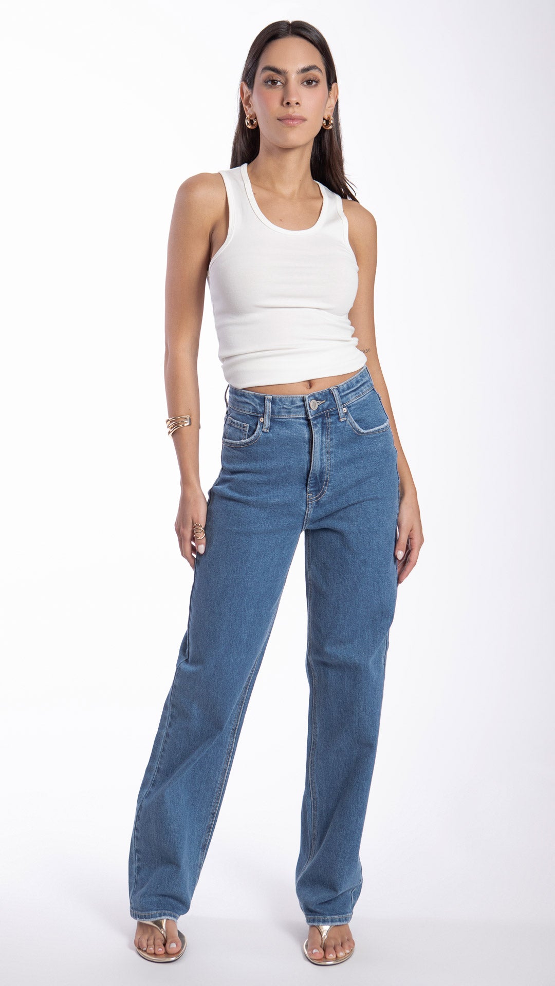Pantalón Wide Leg Mujer Balam BL7490
