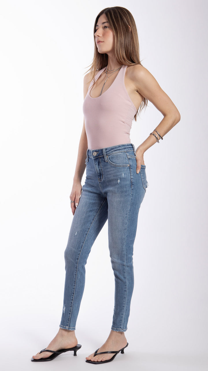 Pantalón High Rise Skinny Mujer Balam BL7494