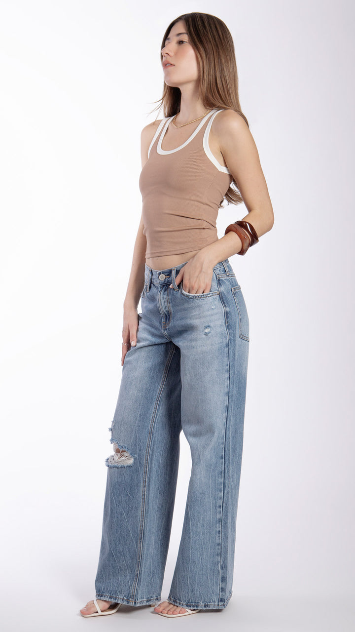 Pantalón Vintage Loose Mujer Balam BL7499