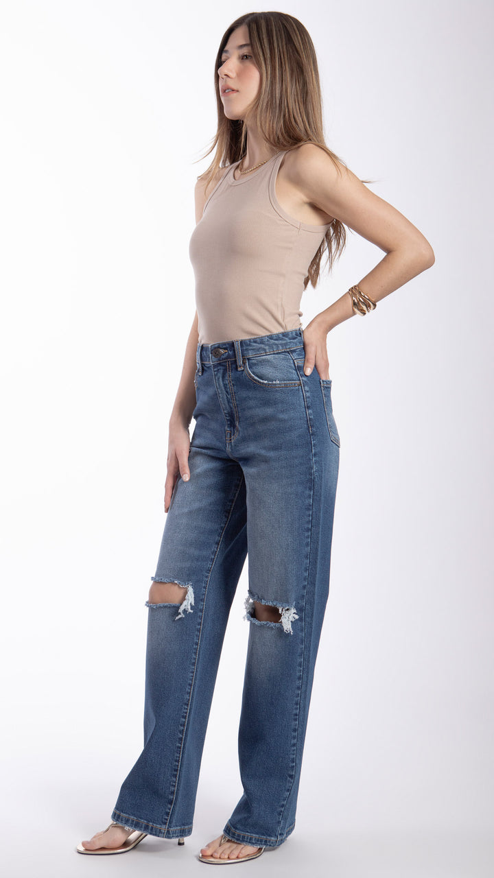 Pantalón Wide Leg Mujer Balam BL7506