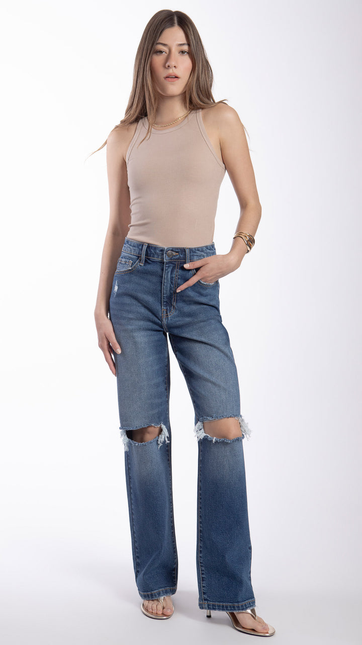 Pantalón Wide Leg Mujer Balam BL7506