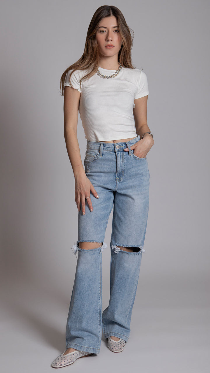 Pantalón Wide Leg Mujer Balam BL7507