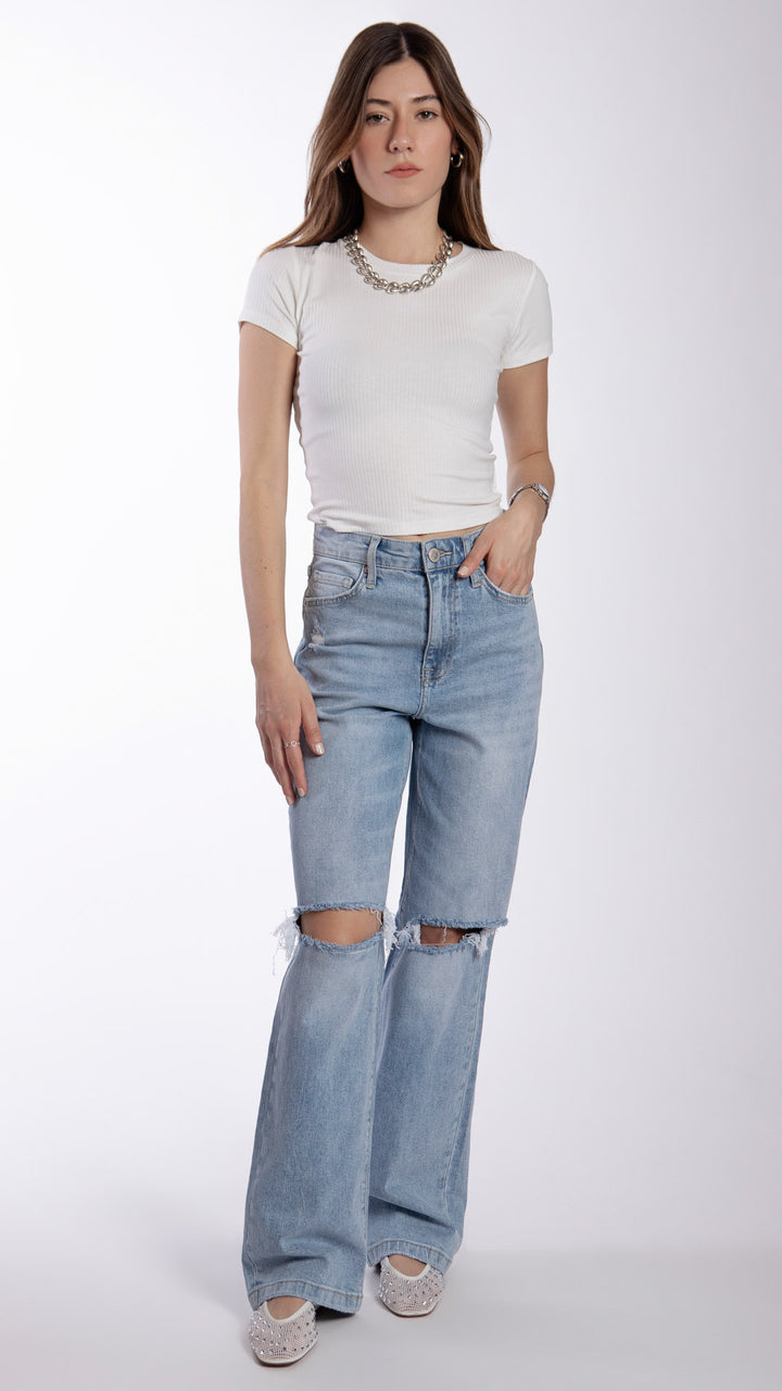 Pantalón Wide Leg Mujer Balam BL7507