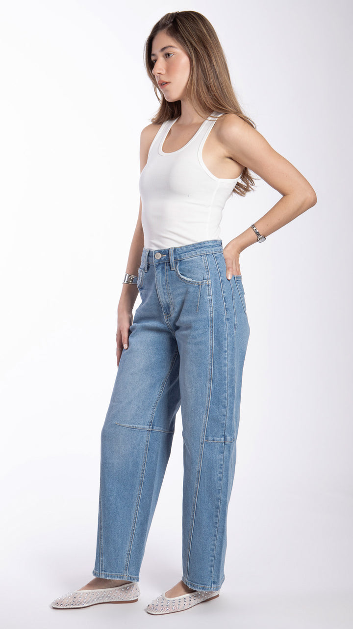 Pantalón Barrel Mujer Balam BL7520