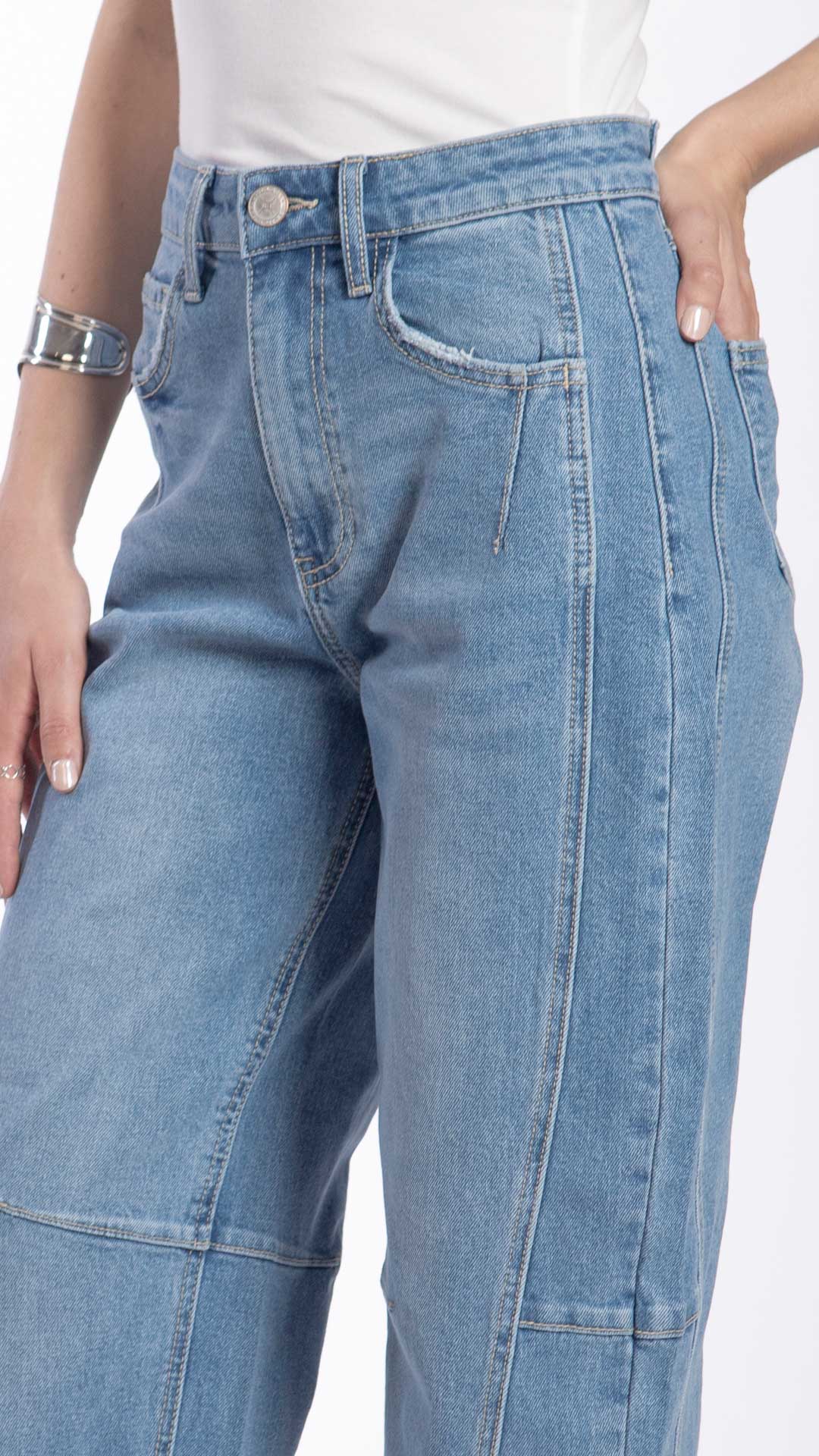 Pantalón Barrel Mujer Balam BL7520