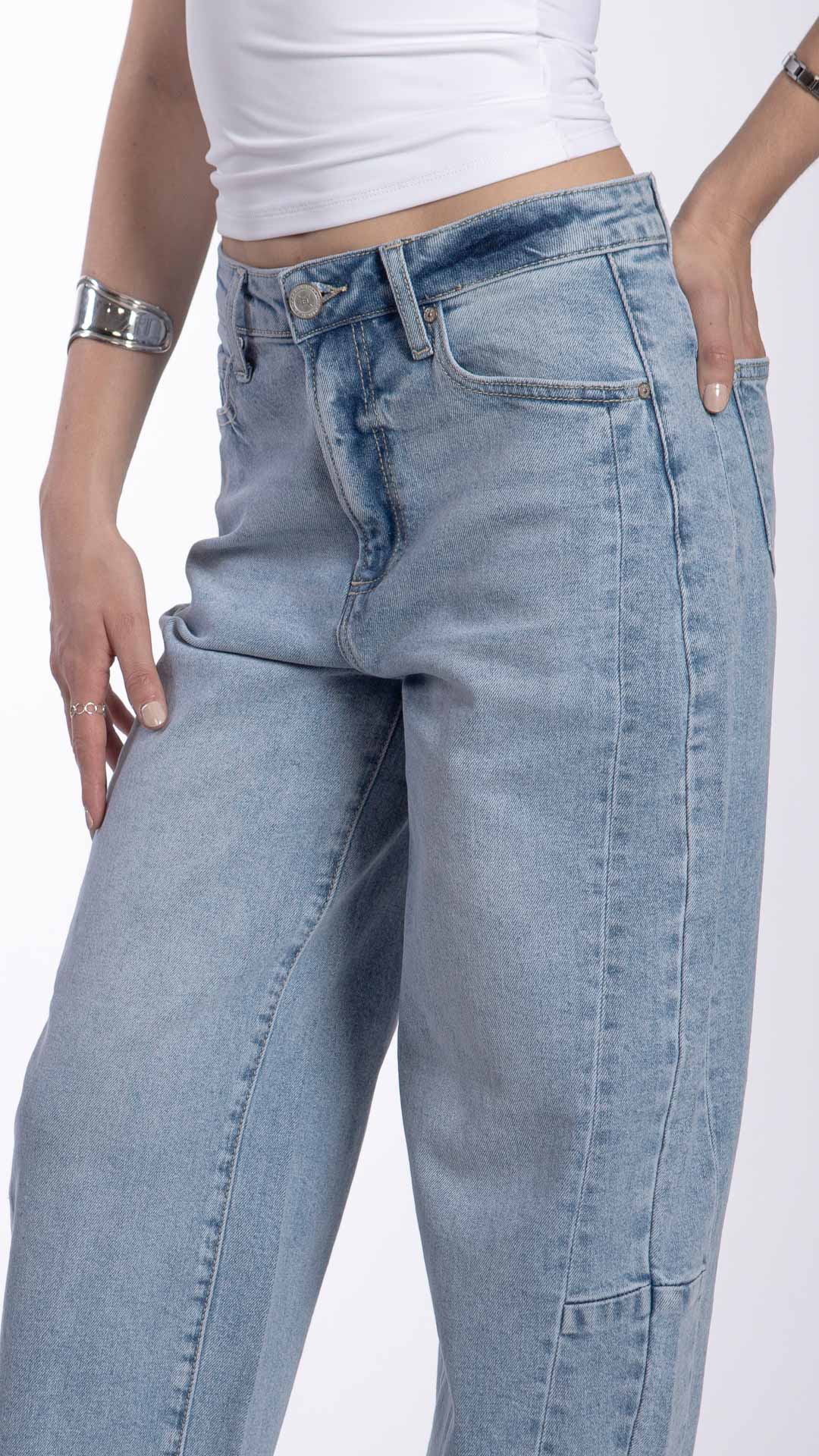 Pantalón Barrel Mujer Balam BL7521