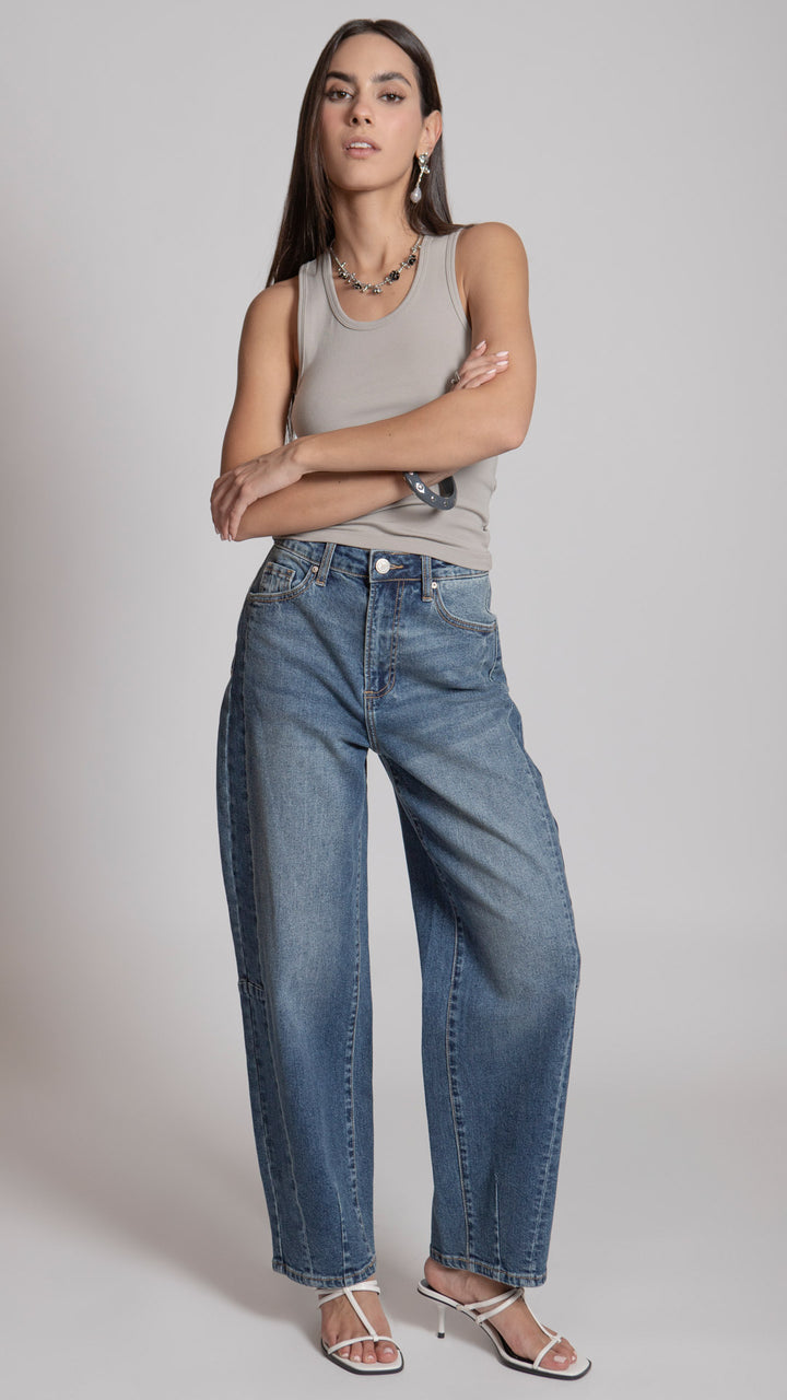 Pantalón Barrel Mujer Balam BL7521
