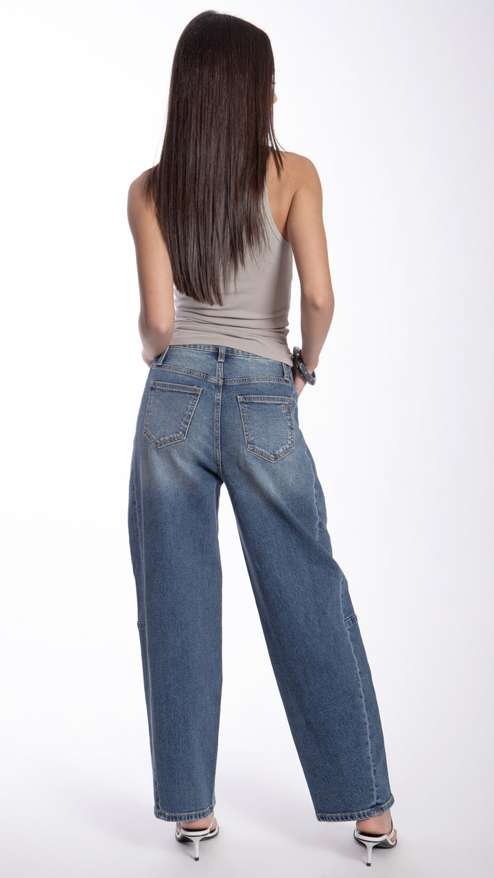 Pantalón Barrel Mujer Balam BL7521