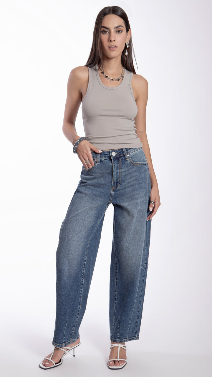 Pantalón Barrel Mujer Balam BL7521