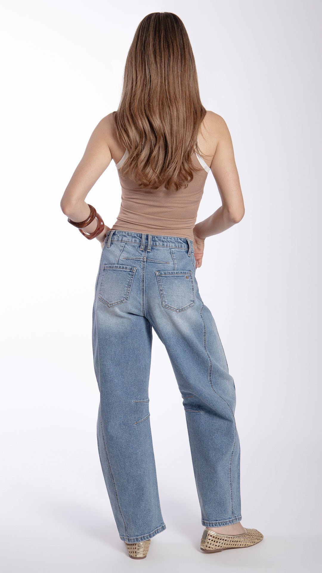 Pantalón Barrel Mujer Balam BL7522