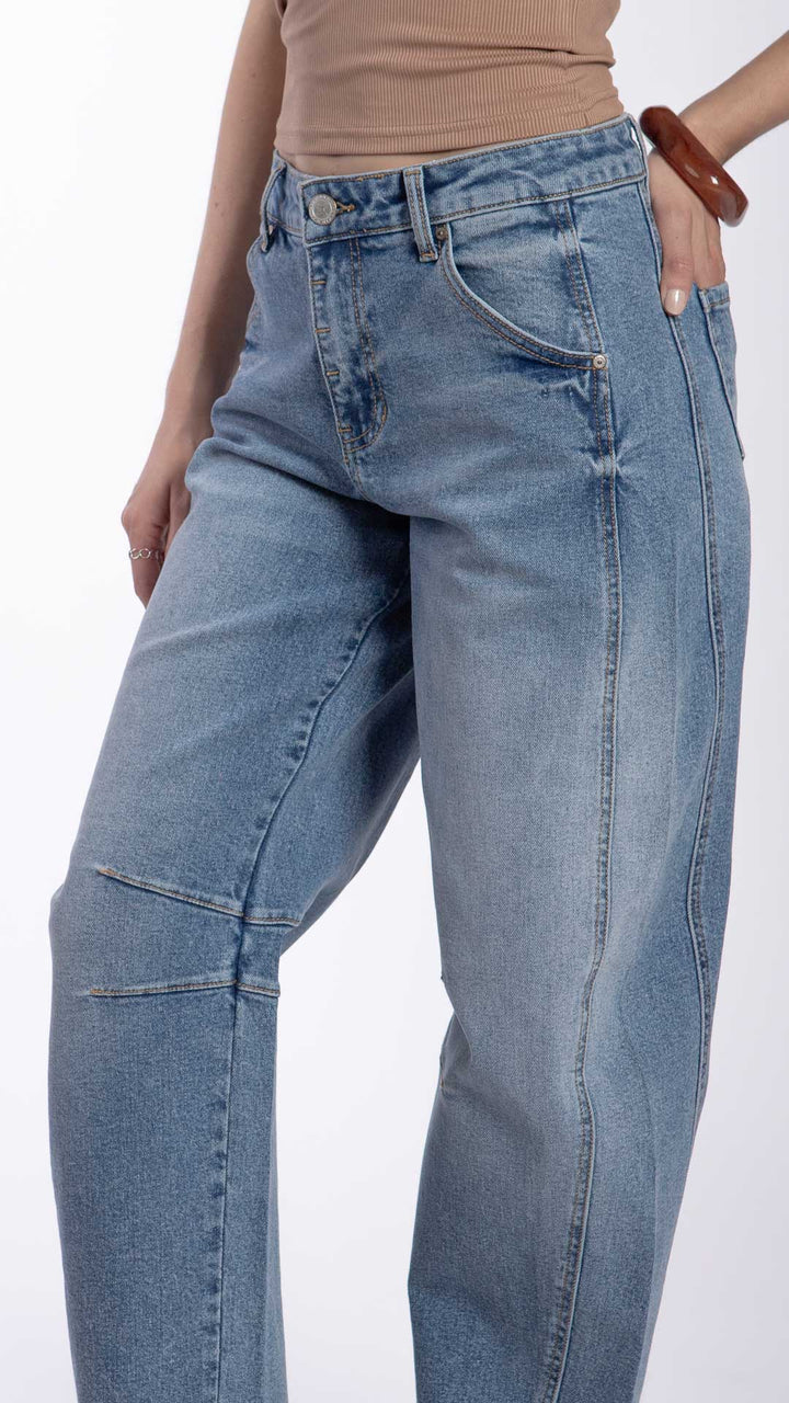 Pantalón Barrel Mujer Balam BL7522