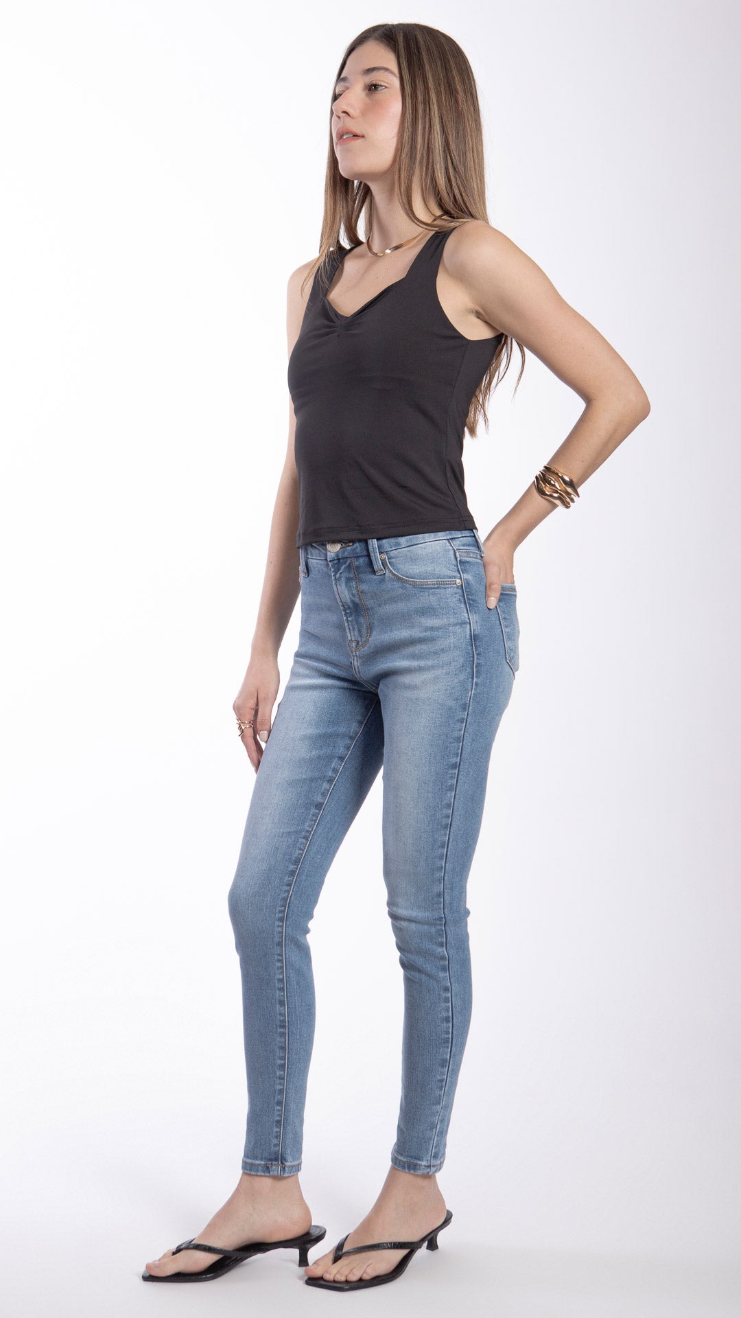 Pantalón High Rise Skinny Mujer Balam BL7528