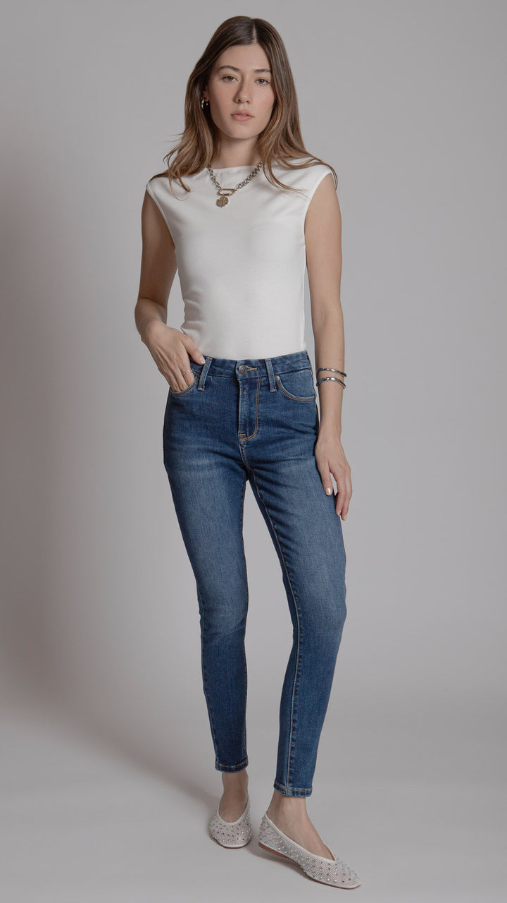 Pantalón High Rise Skinny Mujer Balam BL7528