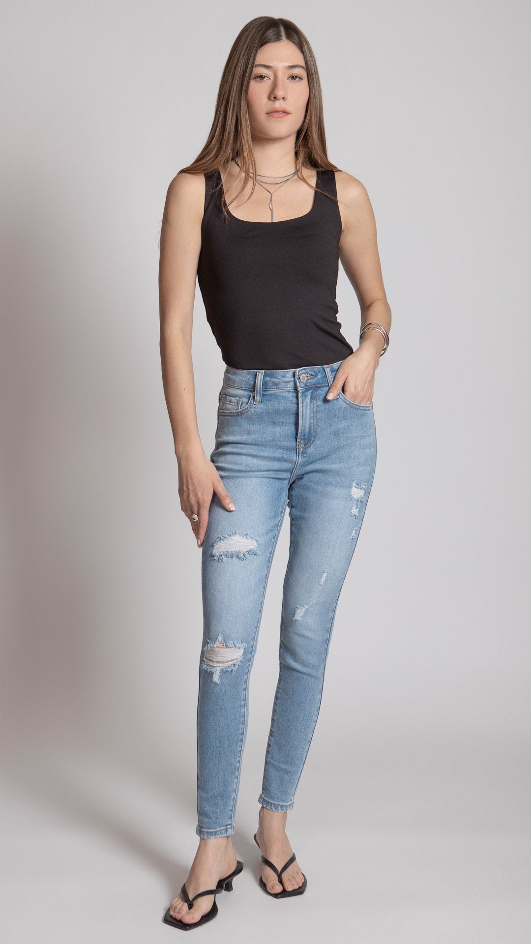 Pantalón High Rise Skinny Mujer Balam BL7529