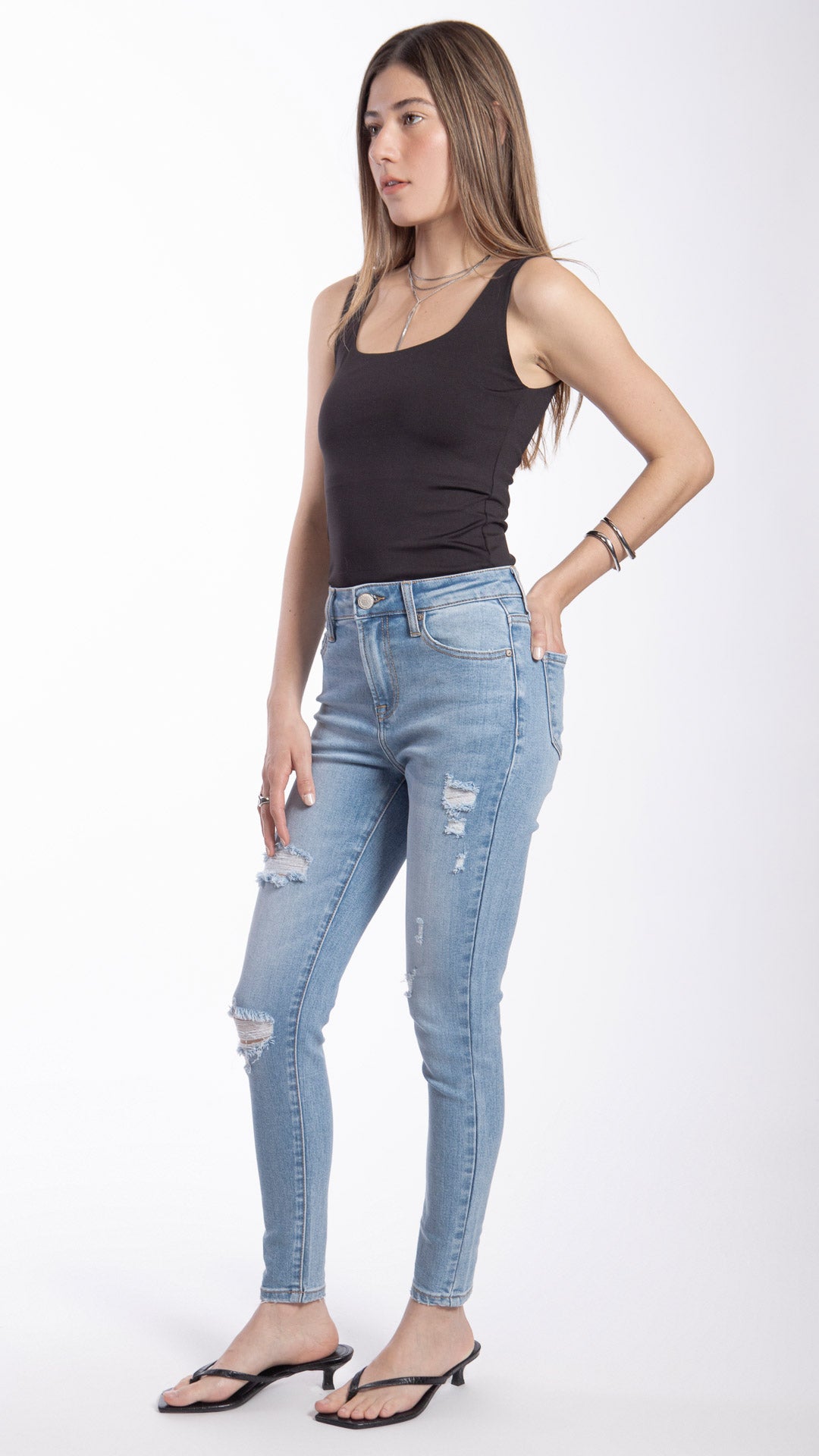 Pantalón High Rise Skinny Mujer Balam BL7529