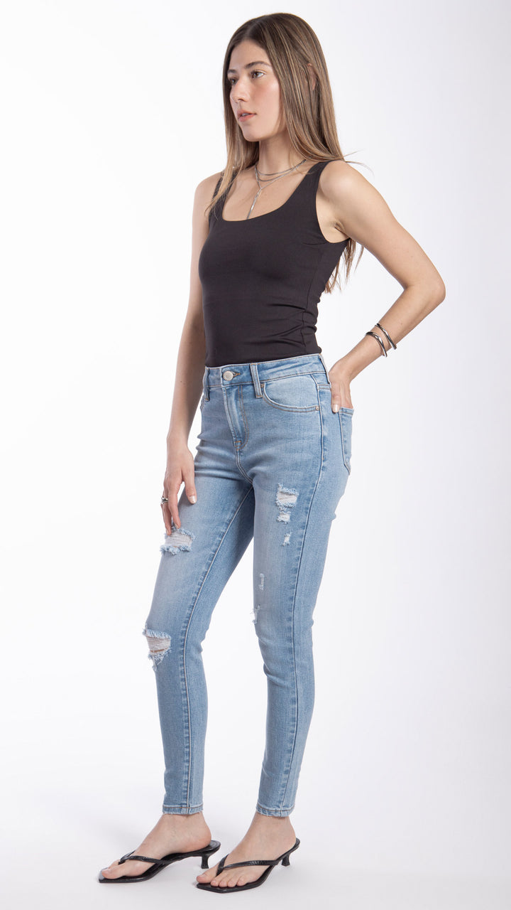 Pantalón High Rise Skinny Mujer Balam BL7529