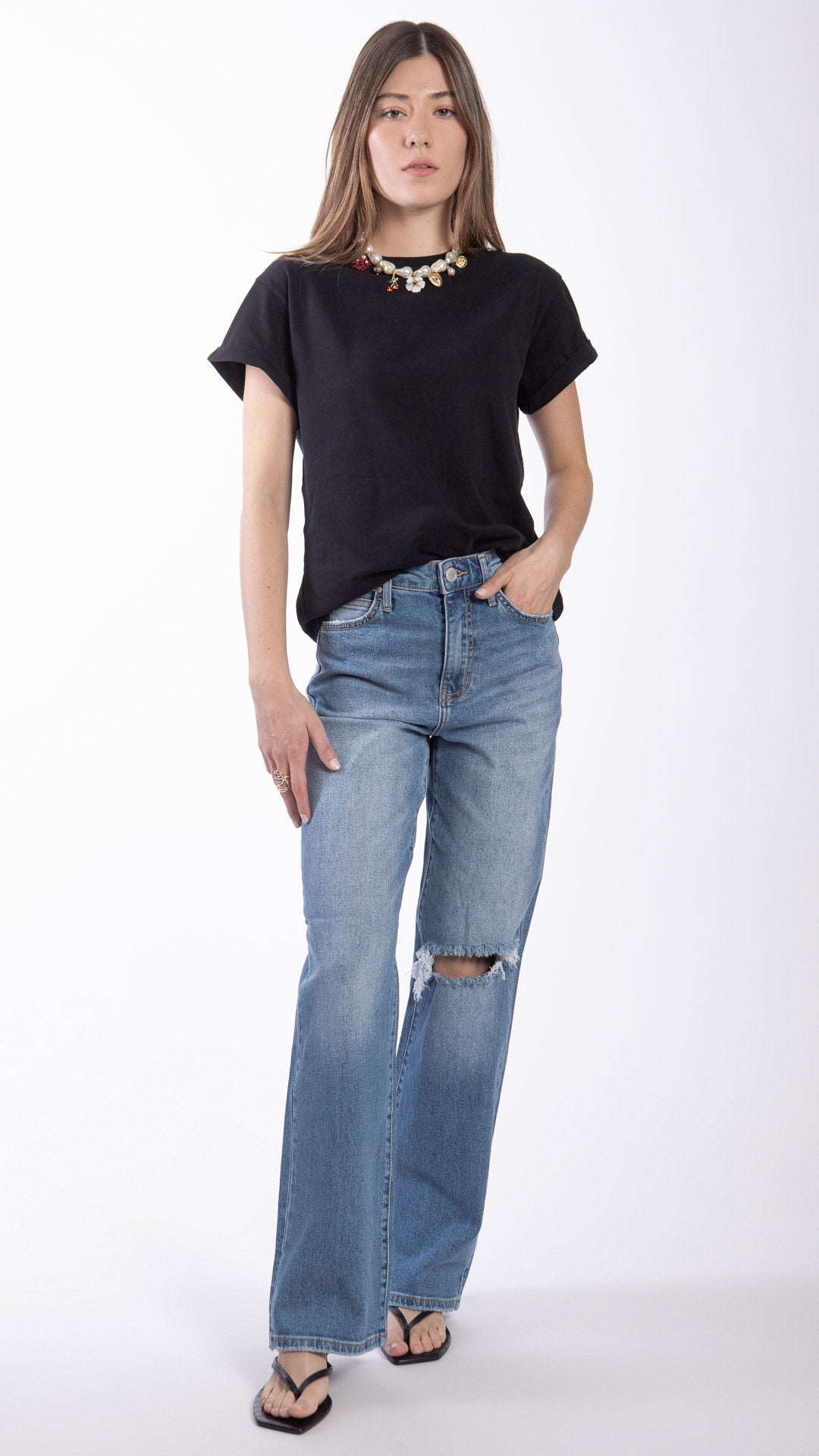 Pantalón Wide Leg Mujer Balam BL7536